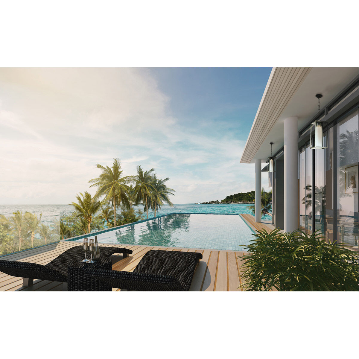 Walker Hill LED 9.97 inch Matte Black Outdoor Pendant